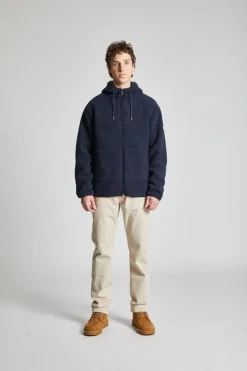 Homme Mat de Misaine Blouson zippé avec capuche HIMOUCA