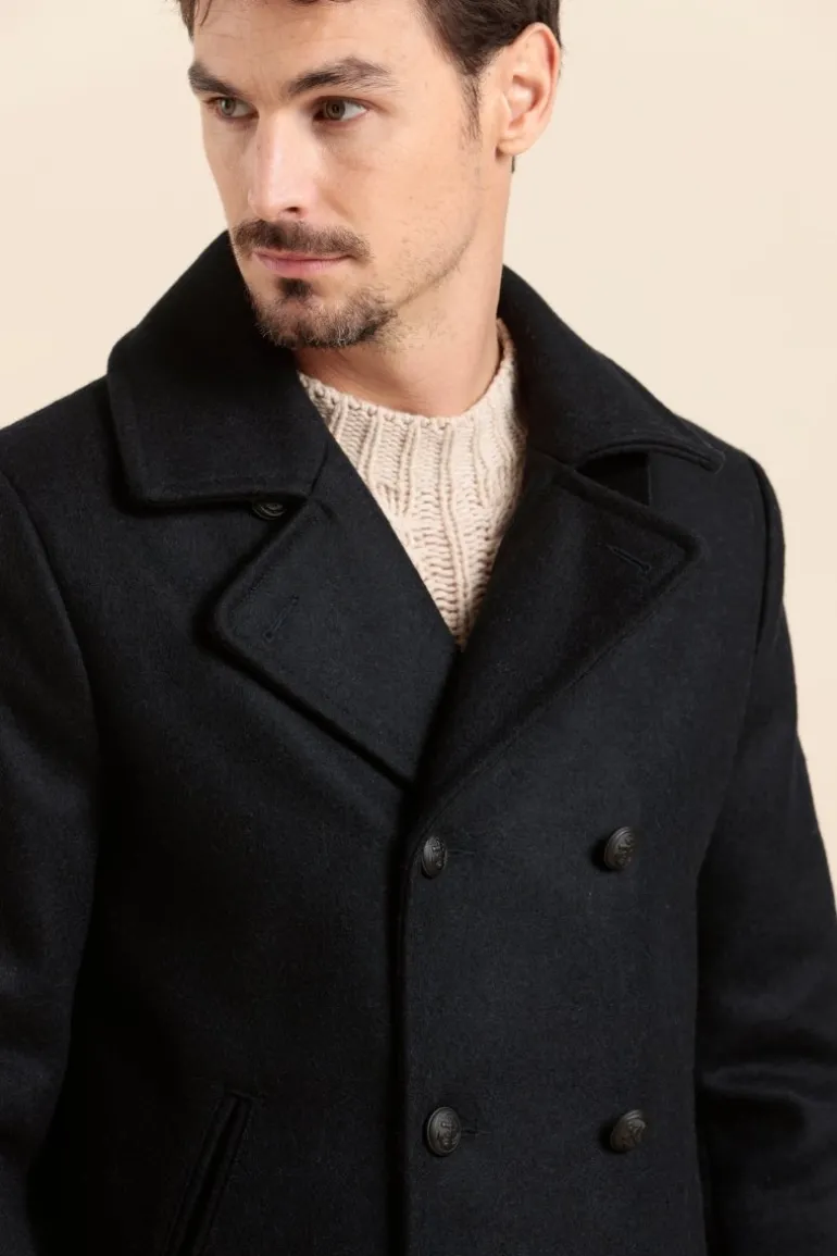 Homme Mat de Misaine Caban en laine HOMERE