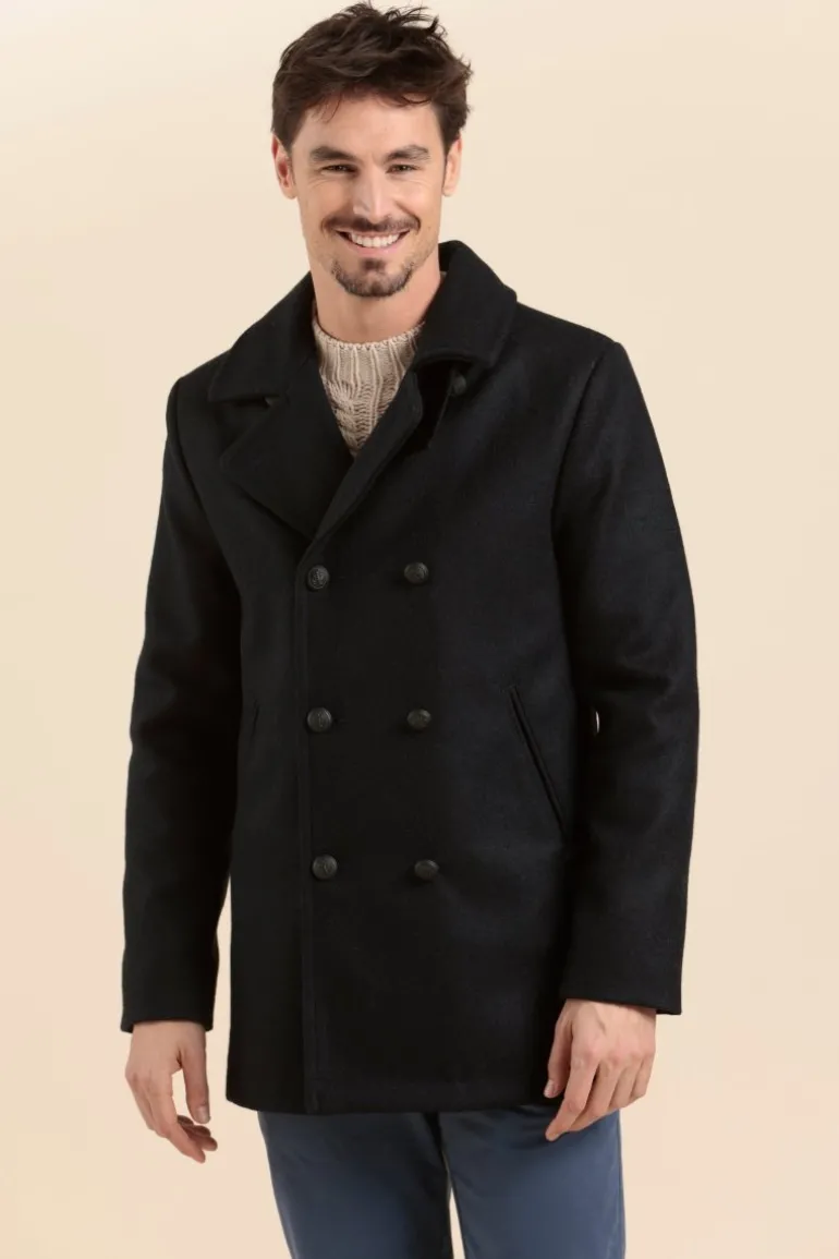 Homme Mat de Misaine Caban en laine HOMERE