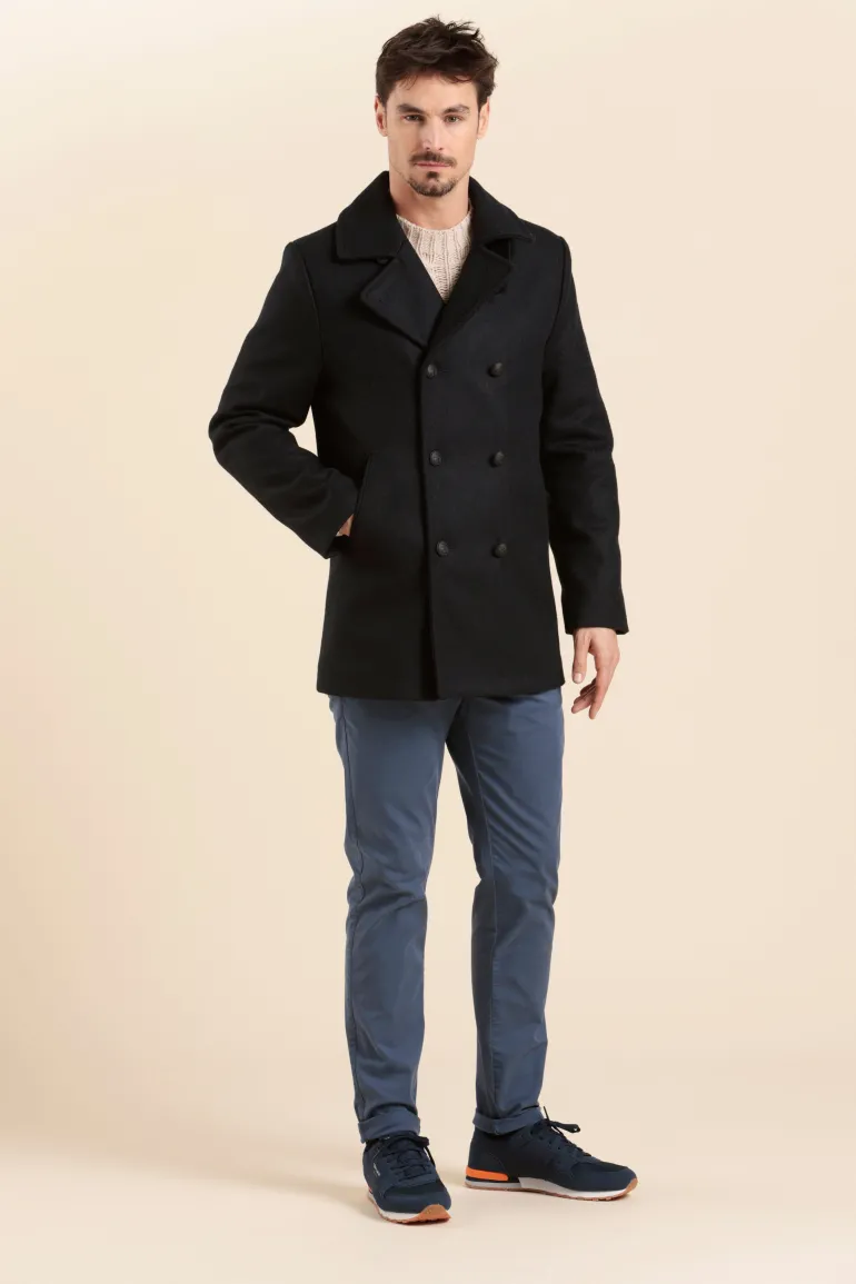 Homme Mat de Misaine Caban en laine HOMERE