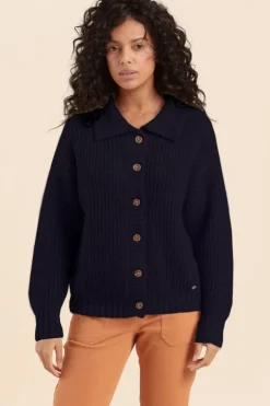 Femme Mat de Misaine cardigan boutonné TIGA