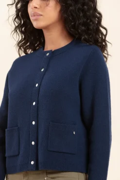 Femme Mat de Misaine cardigan en laine TENON