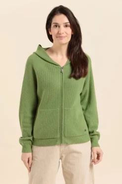 Femme Mat de Misaine cardigan en laine TINA