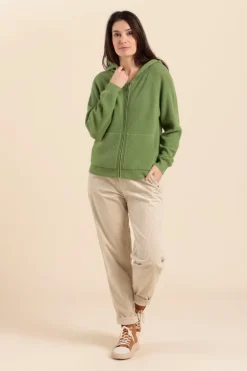 Femme Mat de Misaine cardigan en laine TINA