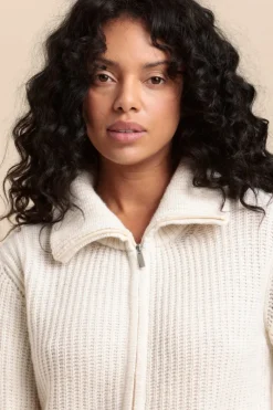 Femme Mat de Misaine cardigan zippé TOAS