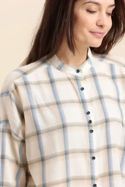 Femme Mat de Misaine chemise CADENE à carreaux en coton/viscose