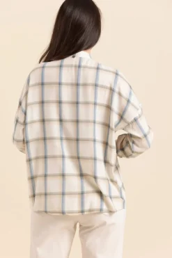 Femme Mat de Misaine chemise CADENE à carreaux en coton/viscose