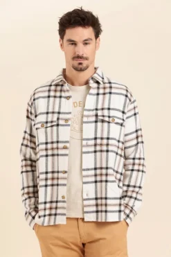 Homme Mat de Misaine chemise CAP à carreaux