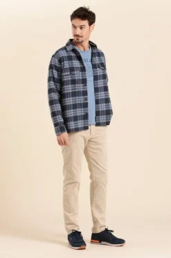 Homme Mat de Misaine chemise CAP à carreaux