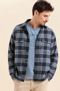 Homme Mat de Misaine chemise CAP à carreaux