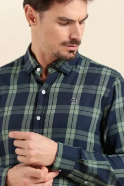 Homme Mat de Misaine chemise CARGUE à carreaux