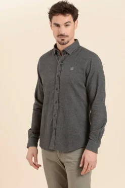 Homme Mat de Misaine chemise CARGUE en flanelle de coton