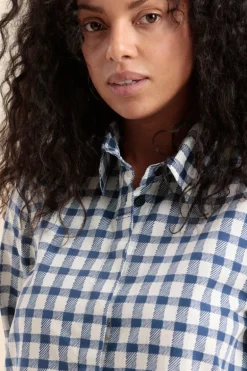 Femme Mat de Misaine chemise CYCLE à carreaux en coton