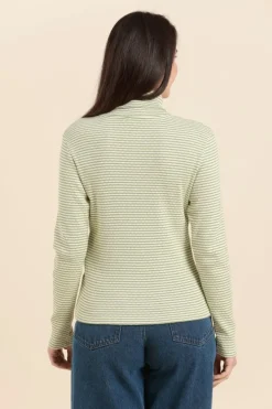 Femme Mat de Misaine col roulé rayé MARCEL en coton