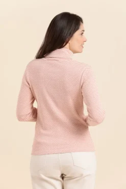 Femme Mat de Misaine col roulé rayé MARCEL en coton