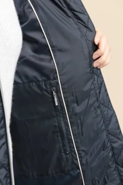 Femme Mat de Misaine doudoune courte avec capuche FUGA