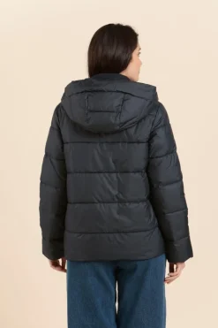 Femme Mat de Misaine doudoune courte avec capuche FUGA