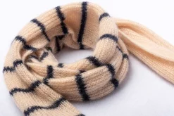 Femme Mat de Misaine echarpe rayée