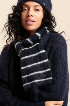 Femme Mat de Misaine echarpe rayée