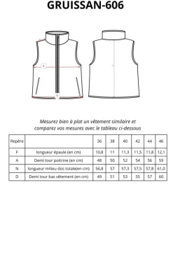 Femme Mat de Misaine gilet sans manches GRUISSAN