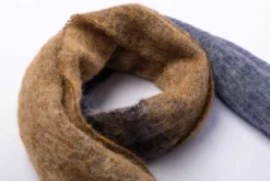 Femme Mat de Misaine grande écharpe laine à franges