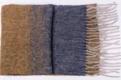 Femme Mat de Misaine grande écharpe laine à franges