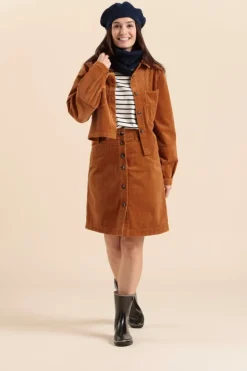 Femme Mat de Misaine jupe courte JAIE en velours