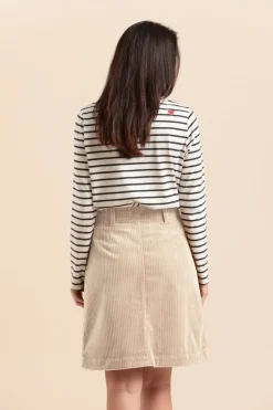 Femme Mat de Misaine jupe courte JAIE en velours