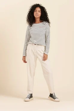 Femme Mat de Misaine mariniere avec broderie coeur