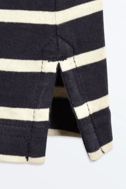 Homme Mat de Misaine Marinière à manches courtes en coton bio