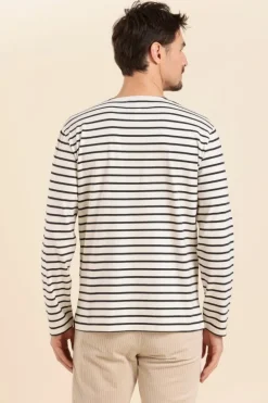 Homme Mat de Misaine marinière en coton léger bio VENTOUEST