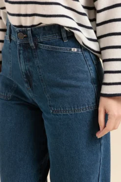 Femme Mat de Misaine pantalon large POULIGO en denim