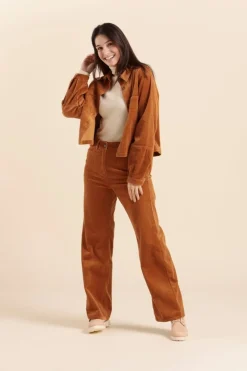 Femme Mat de Misaine pantalon PAIMIO en velours