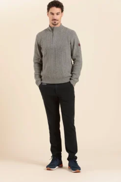 Homme Mat de Misaine pantalon PALAN motif pied de puce