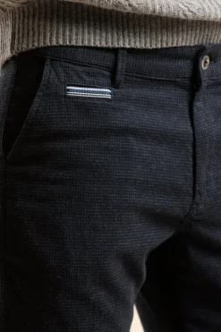 Homme Mat de Misaine pantalon PALAN motif pied de puce