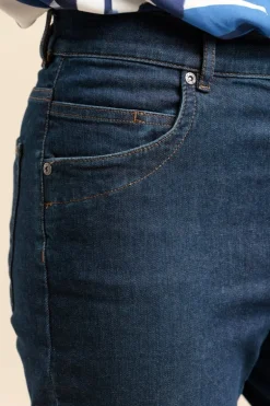 Femme Mat de Misaine pantalon PANILLO en denim bleu