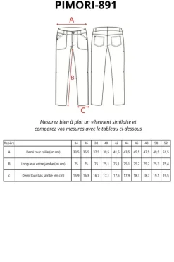 Femme Mat de Misaine pantalon PIMORI en denim