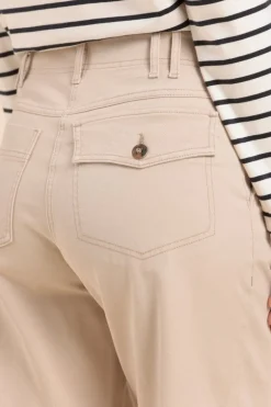 Femme Mat de Misaine pantalon PONT en coton