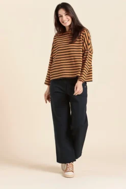 Femme Mat de Misaine Pantalon PONT en coton