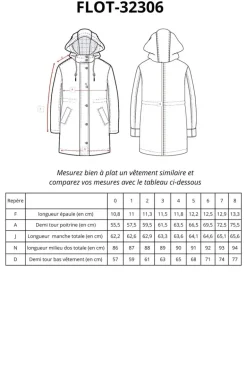 Femme Mat de Misaine parka longue déperlante FLOT