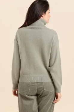 Femme Mat de Misaine pull col roulé TISCALI en laine