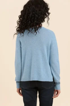 Femme Mat de Misaine pull col V TORINO en laine