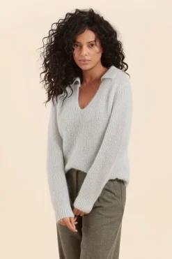 Femme Mat de Misaine pull col vareuse TANOR