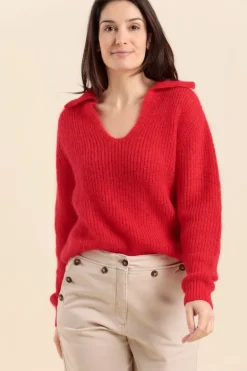 Femme Mat de Misaine pull col vareuse TANOR