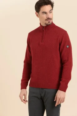 Homme Mat de Misaine pull col zippé TANDEM