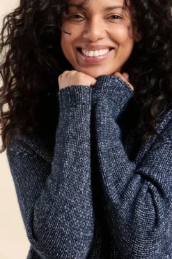 Femme Mat de Misaine pull grosse maille TARNO en coton/laine