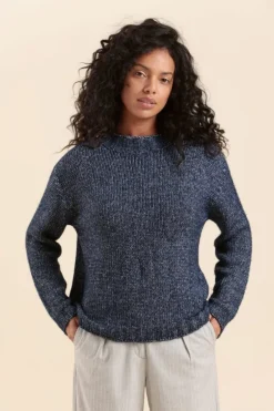 Femme Mat de Misaine pull grosse maille TARNO en coton/laine