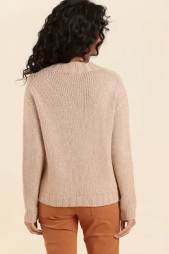 Femme Mat de Misaine pull grosse maille TARNO en coton/laine