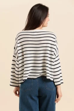 Femme Mat de Misaine pull TAKI oversize à rayures
