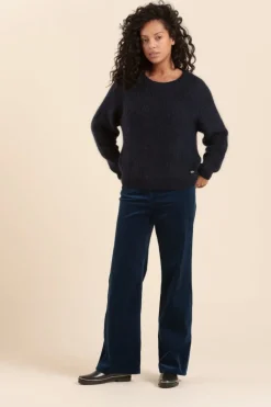 Femme Mat de Misaine pull TOPAZO avec dos boutonné